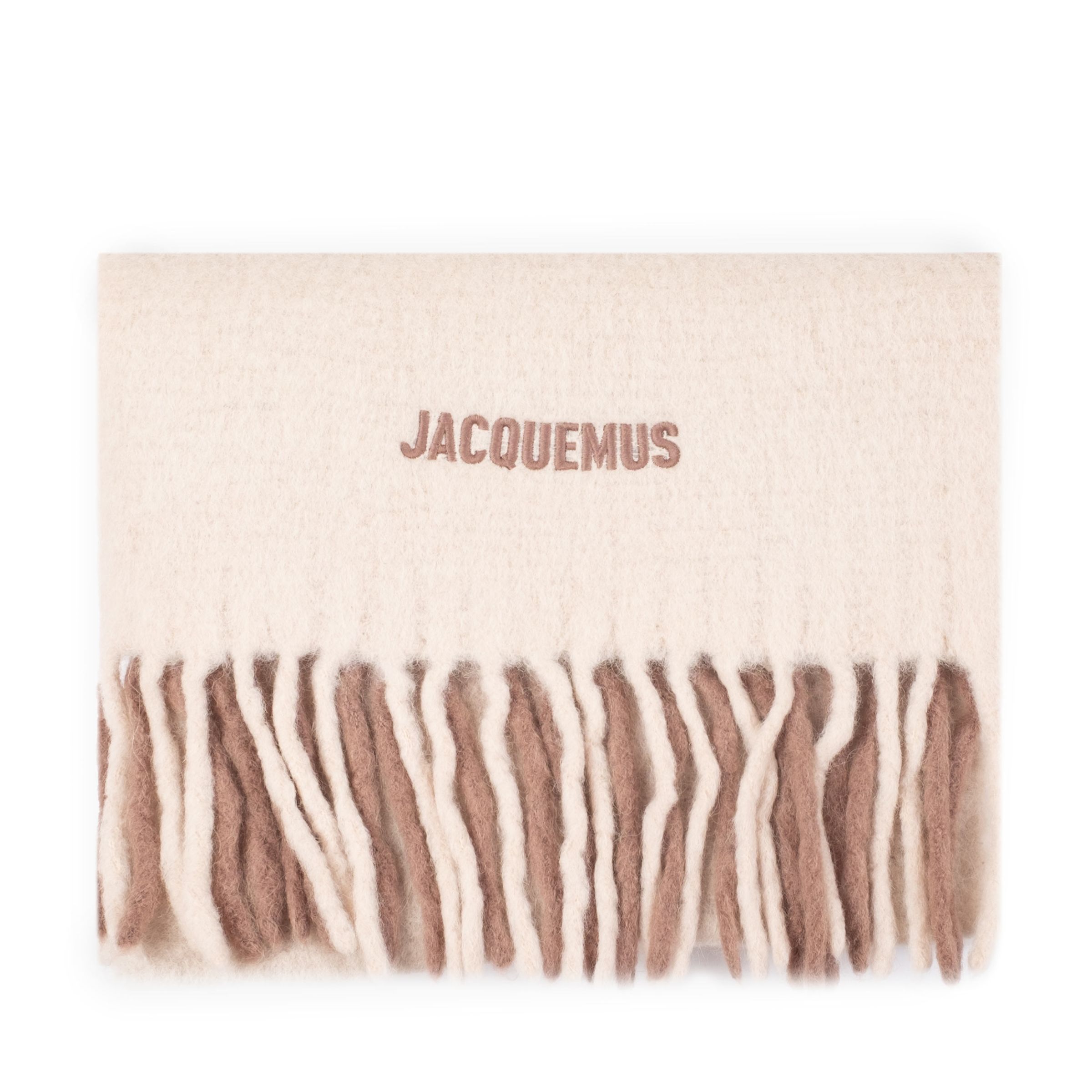 Шарф Jacquemus бежевый