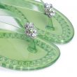 Шлепанцы Casadei Jelly  зеленые