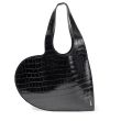 Сумка COPERNI Mini Heart Tote черная