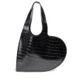 Сумка COPERNI Mini Heart Tote черная