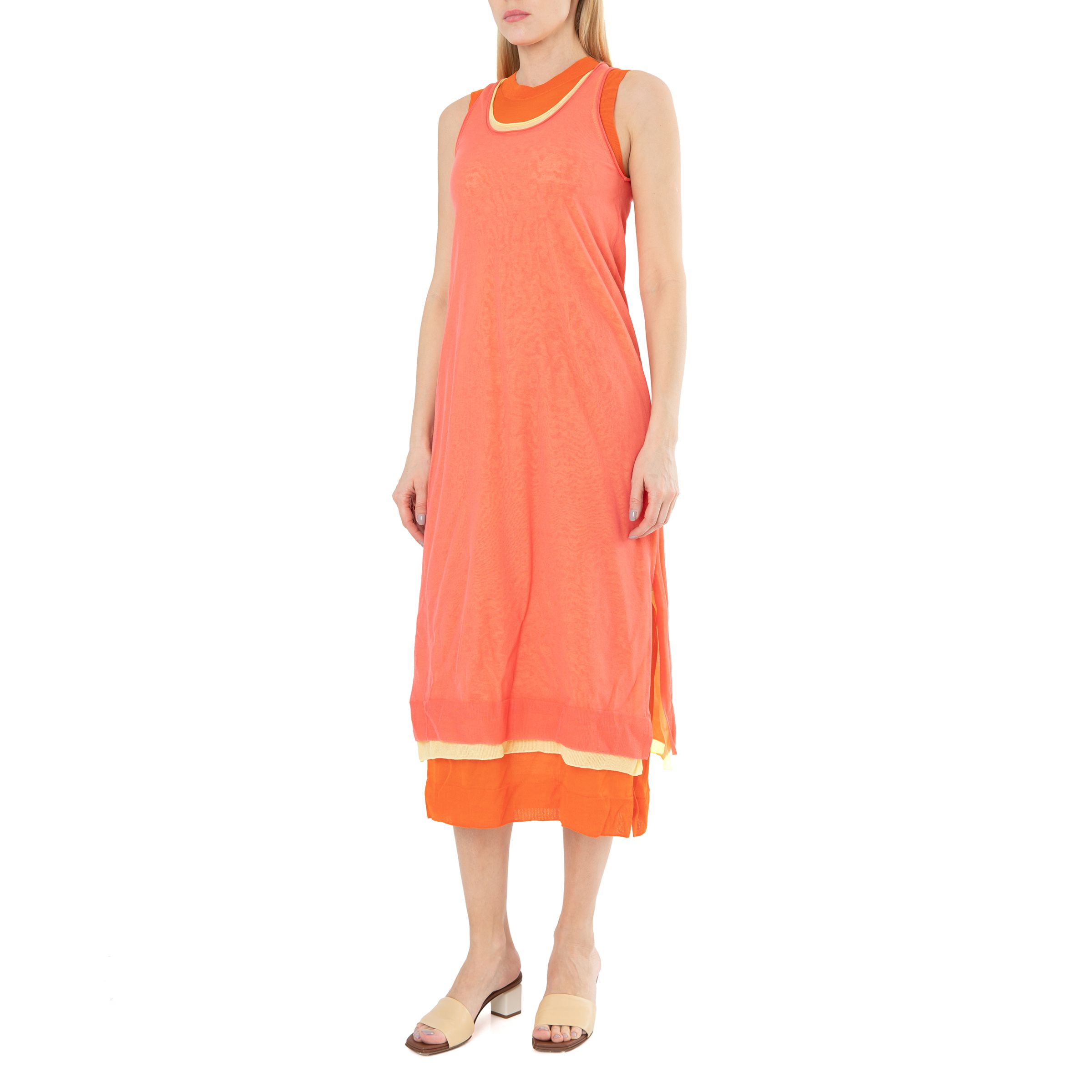 Платье J.W.Anderson оранжевое