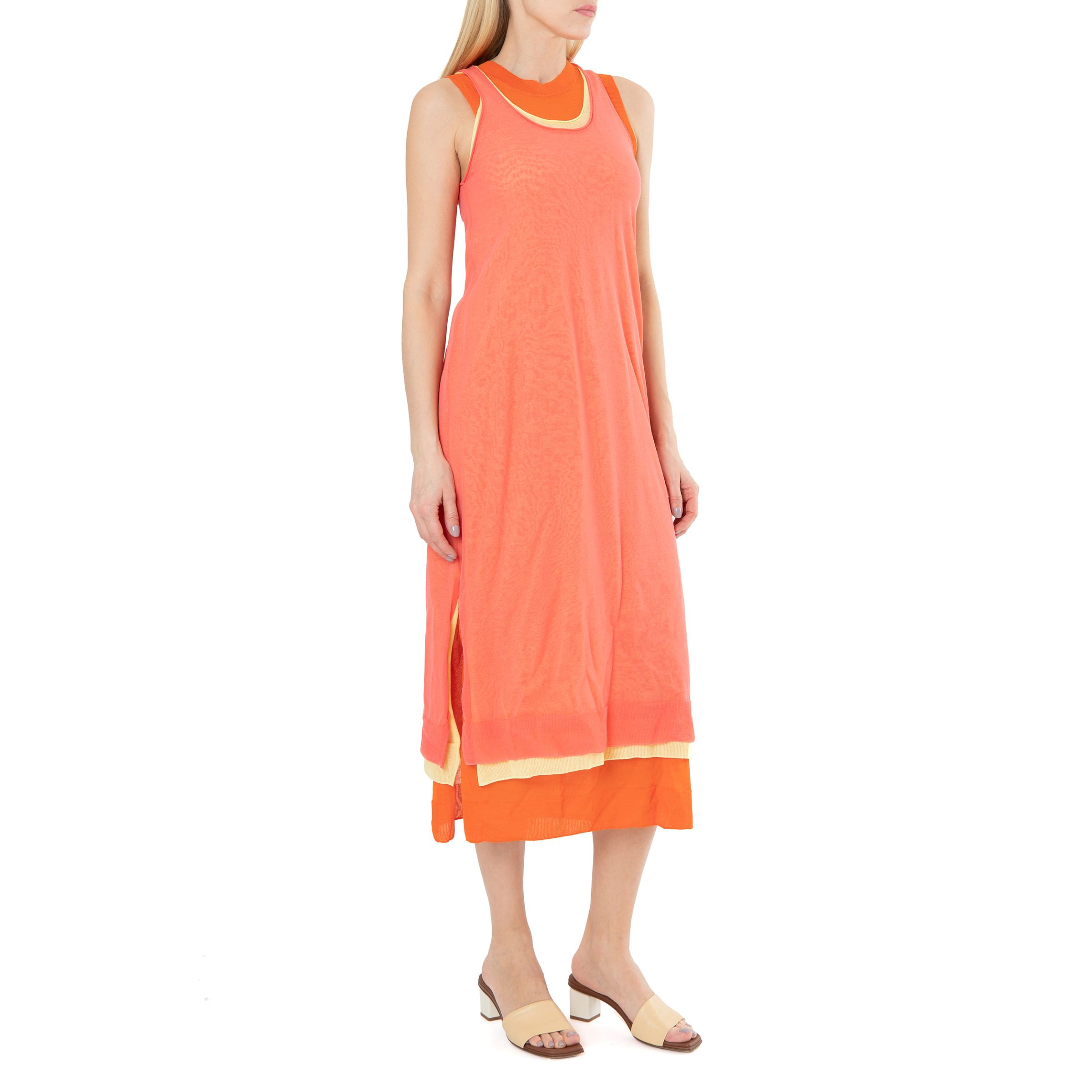 Платье J.W.Anderson оранжевое