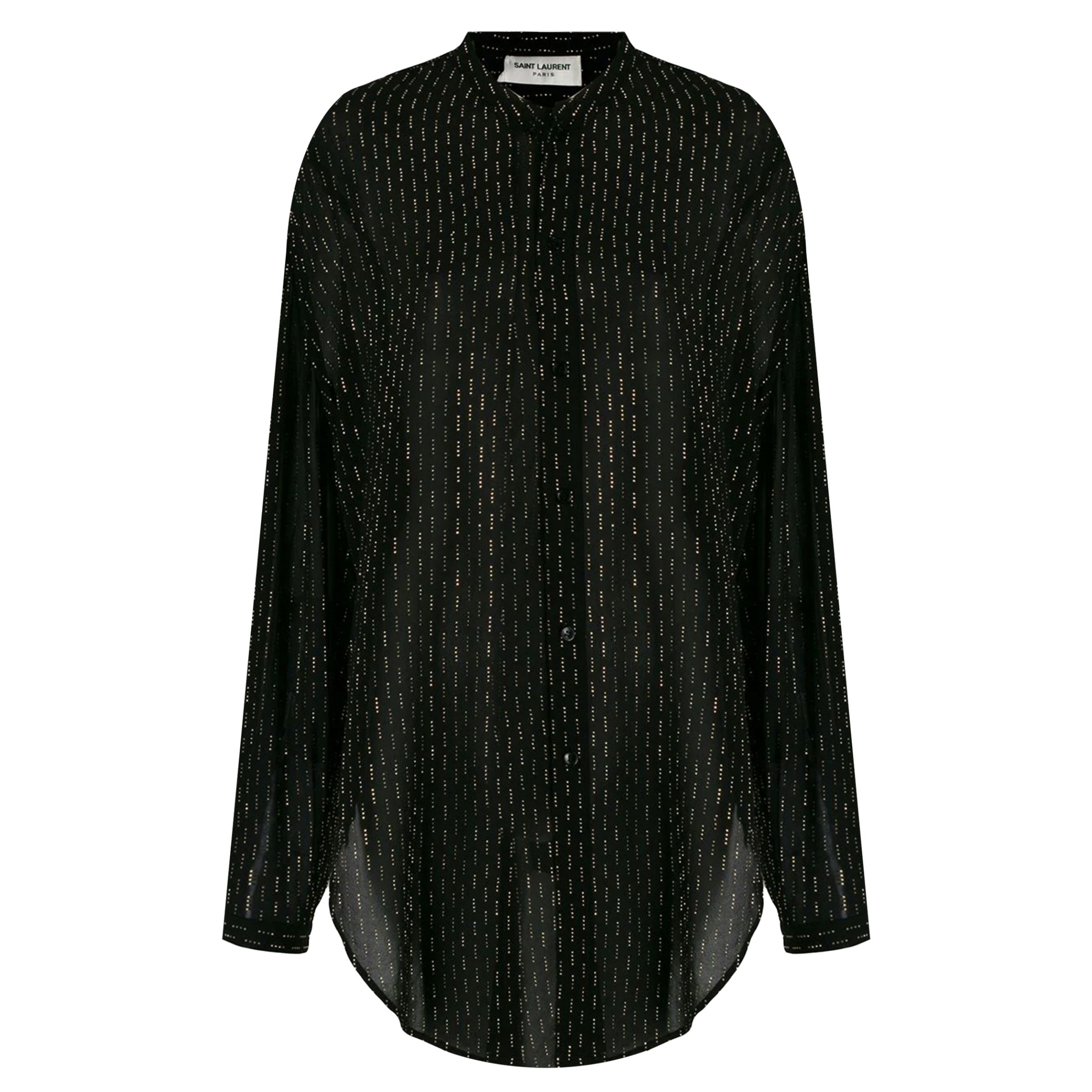 Блуза Saint Laurent черная