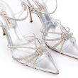 Туфли Casadei C+C серебряные