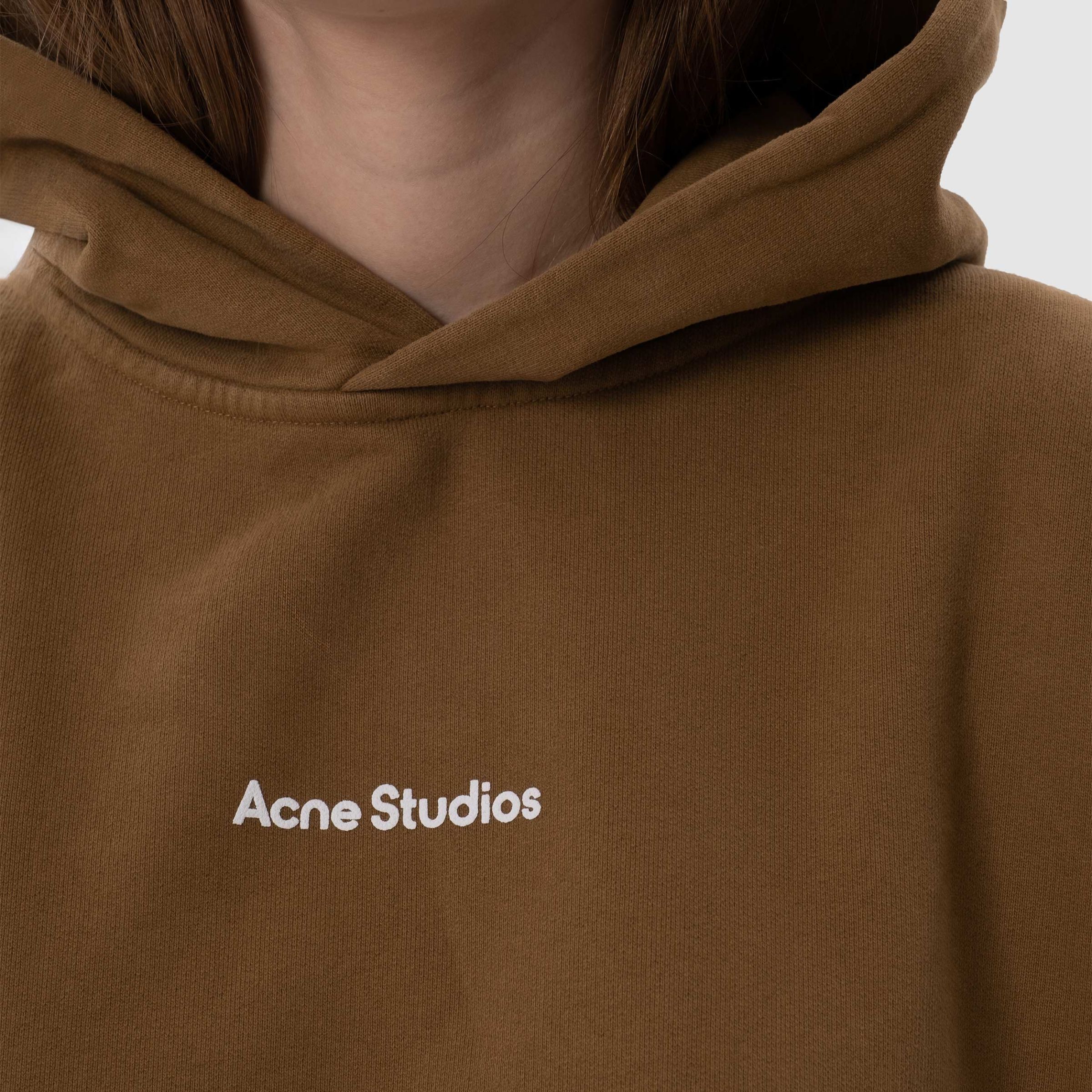 Худи Acne Studios коричневое