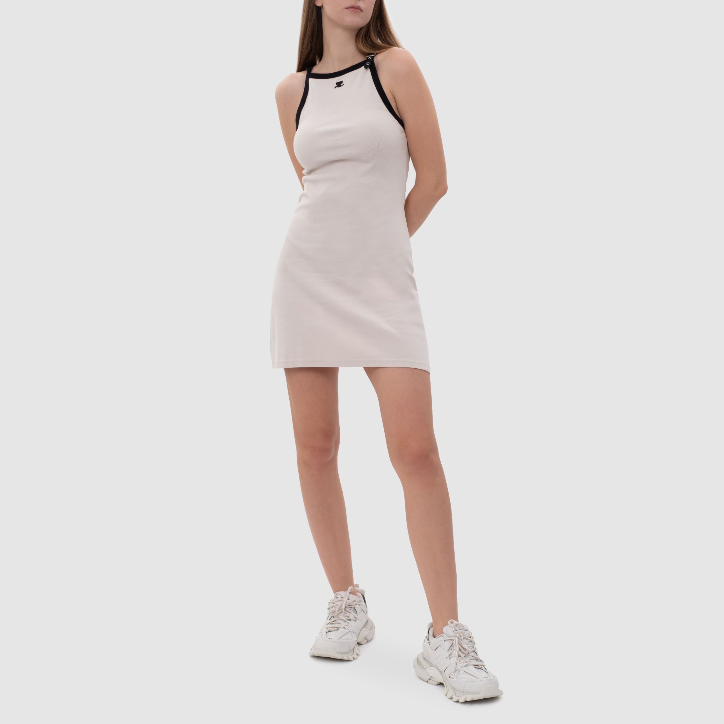 Платье Courreges молочное