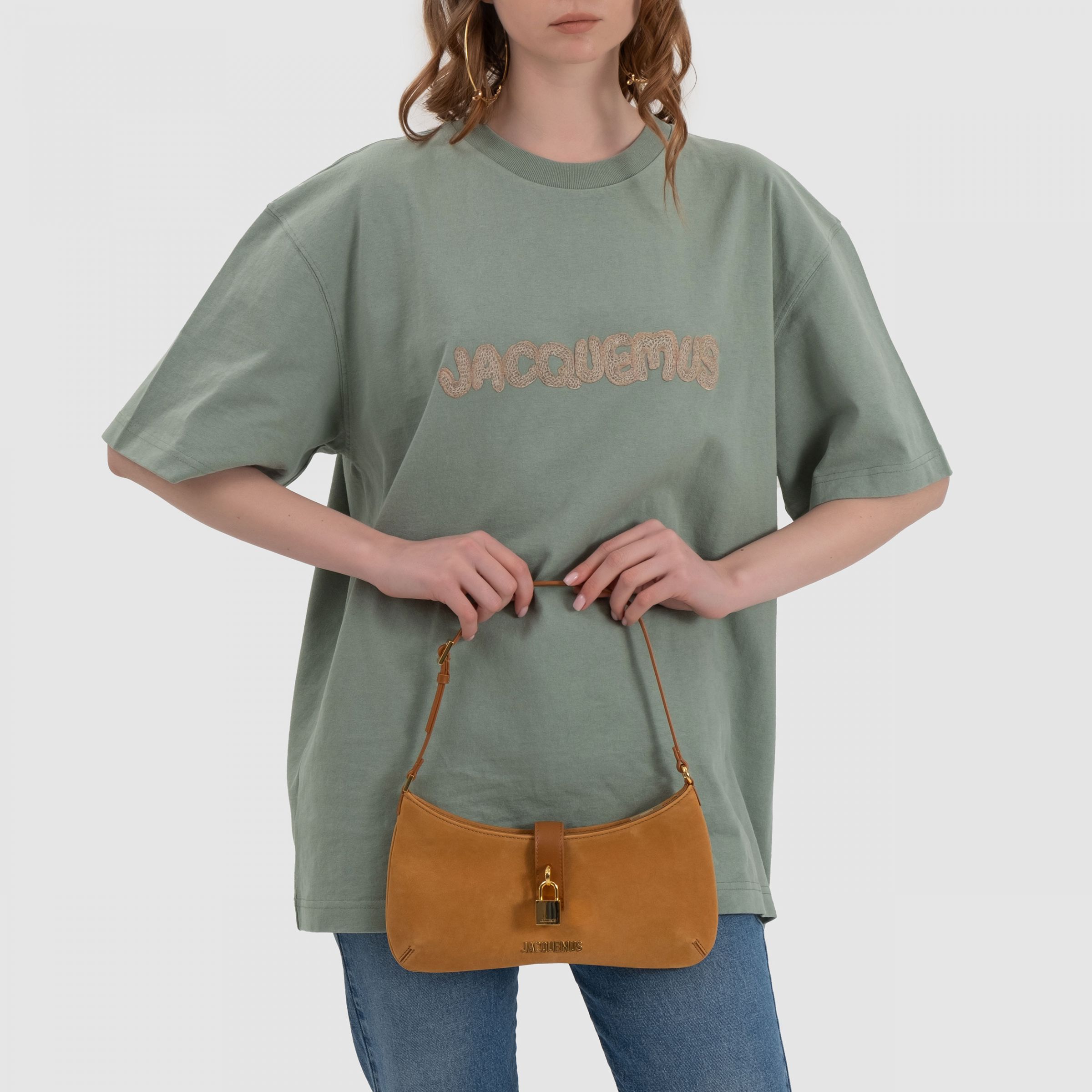 Сумка Jacquemus Le Bisou охра