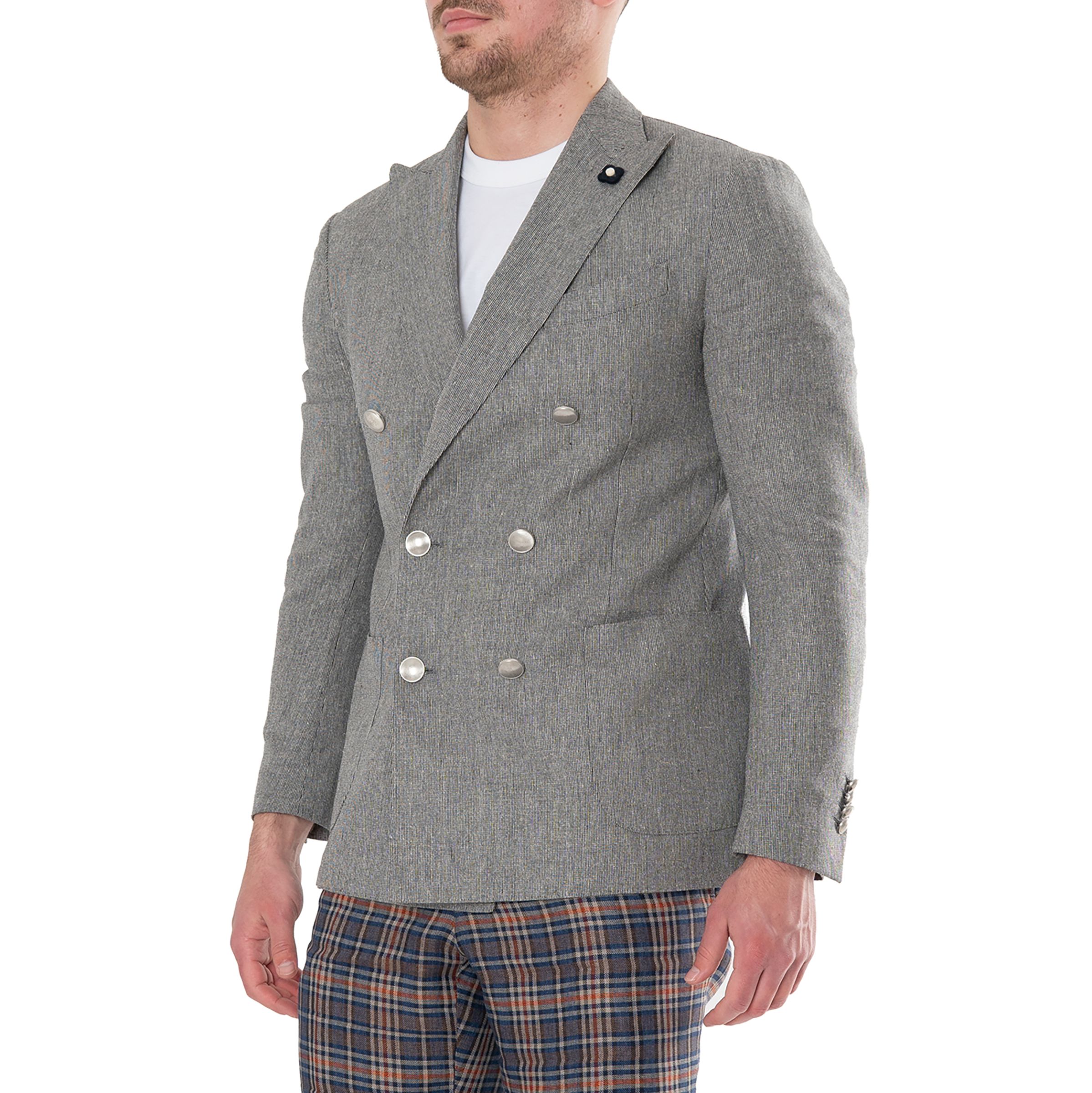Пиджак Lardini серый