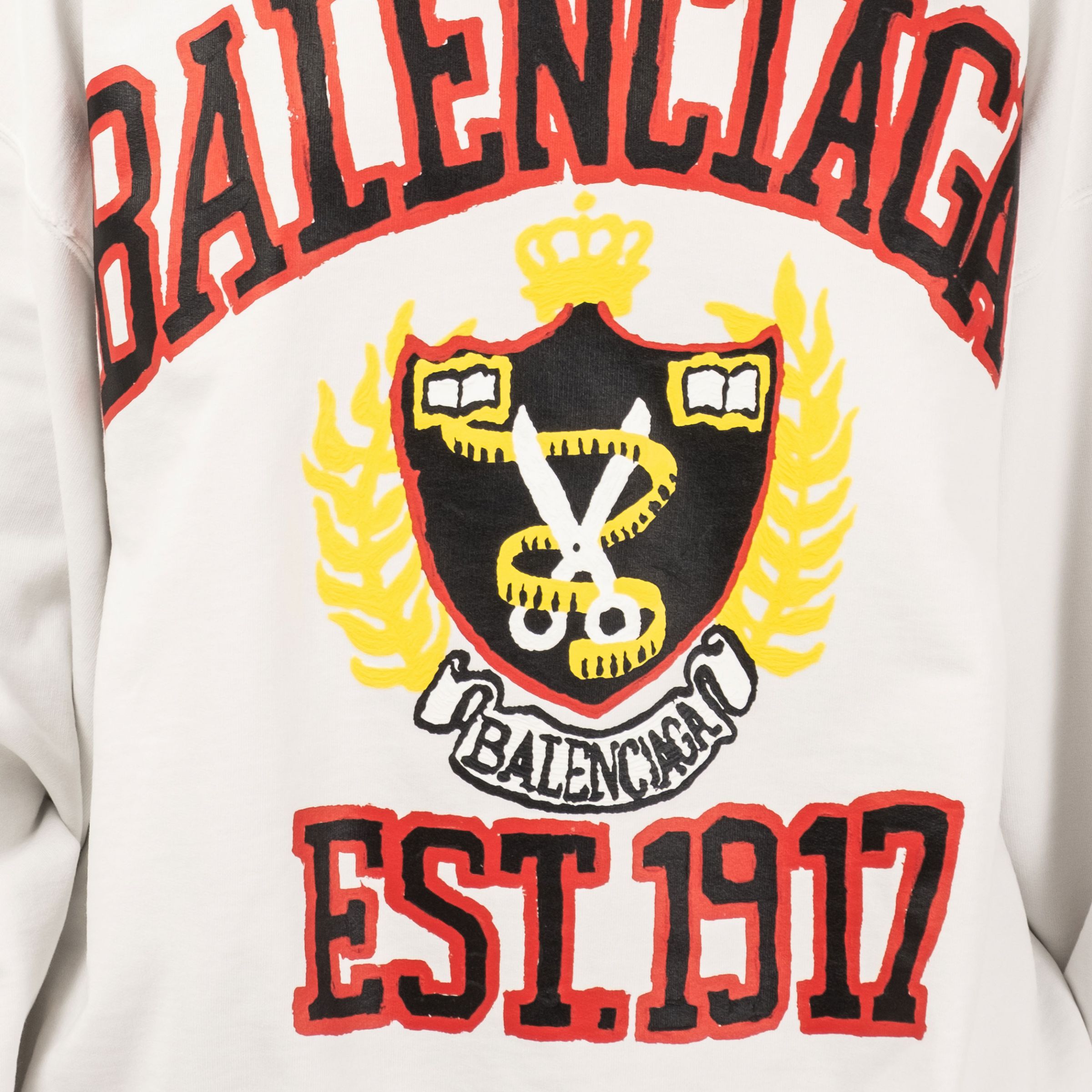 Худі Balenciaga Diy College біле