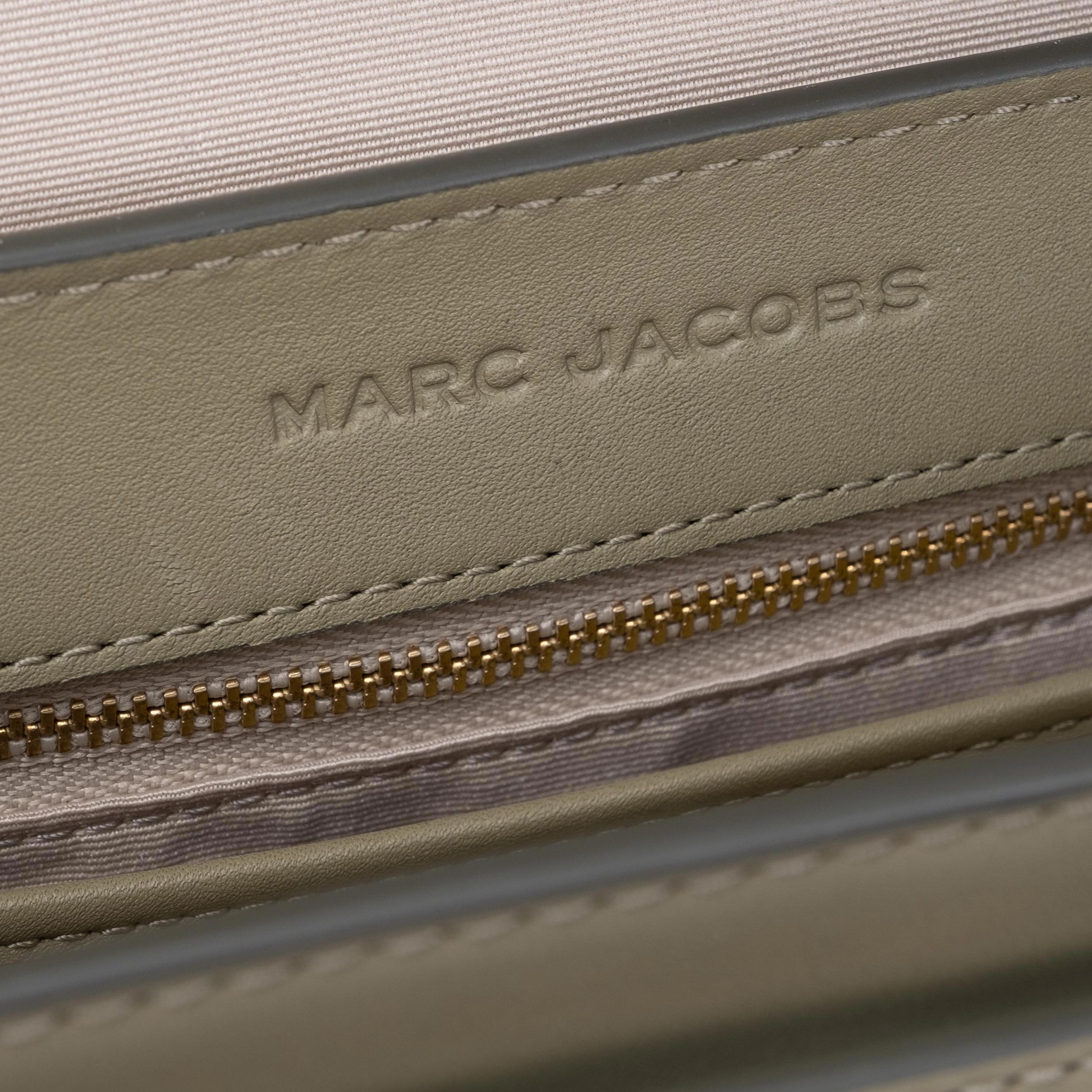 Сумка Marc Jacobs J Marc Saddle Bag оливкова