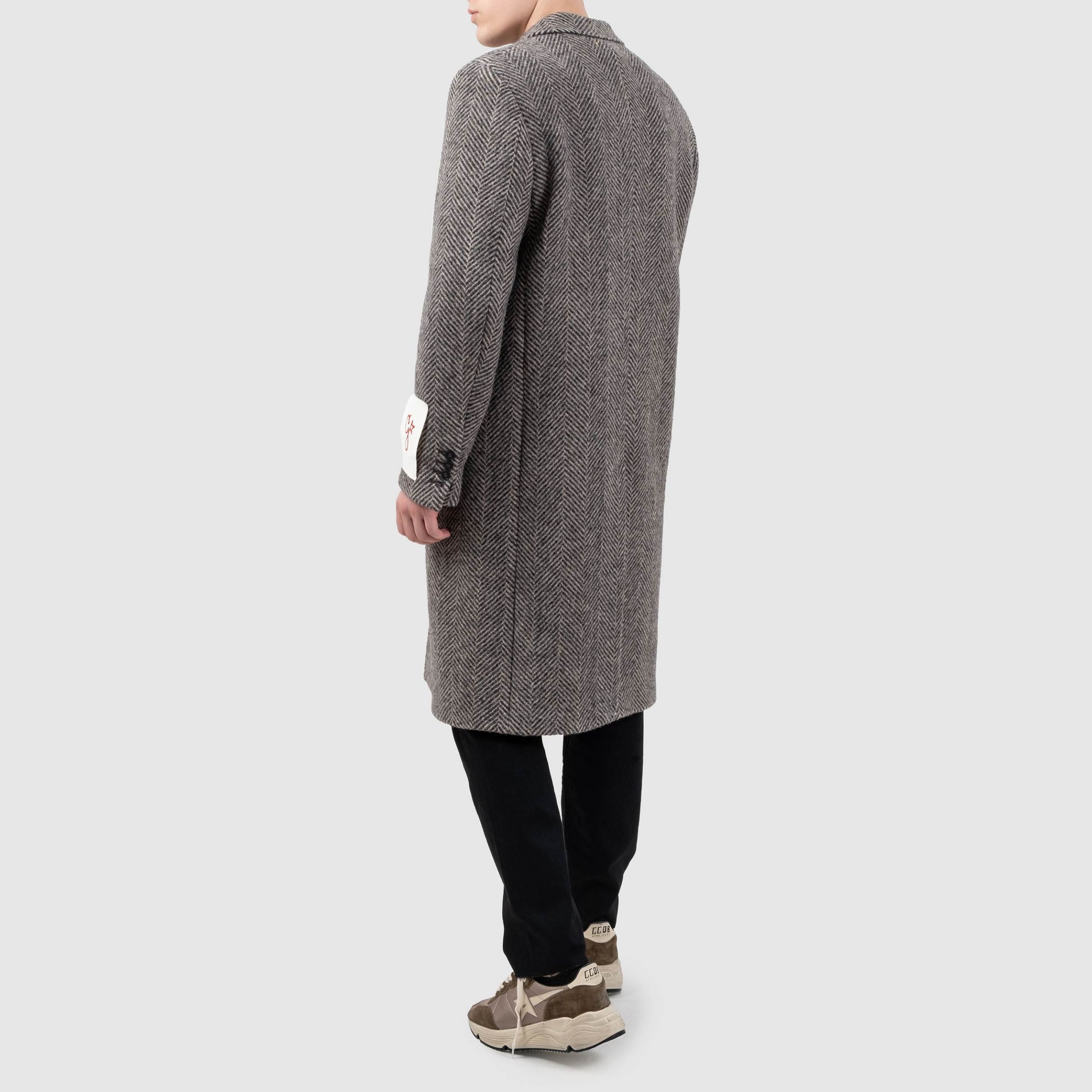 Пальто Golden Goose серое