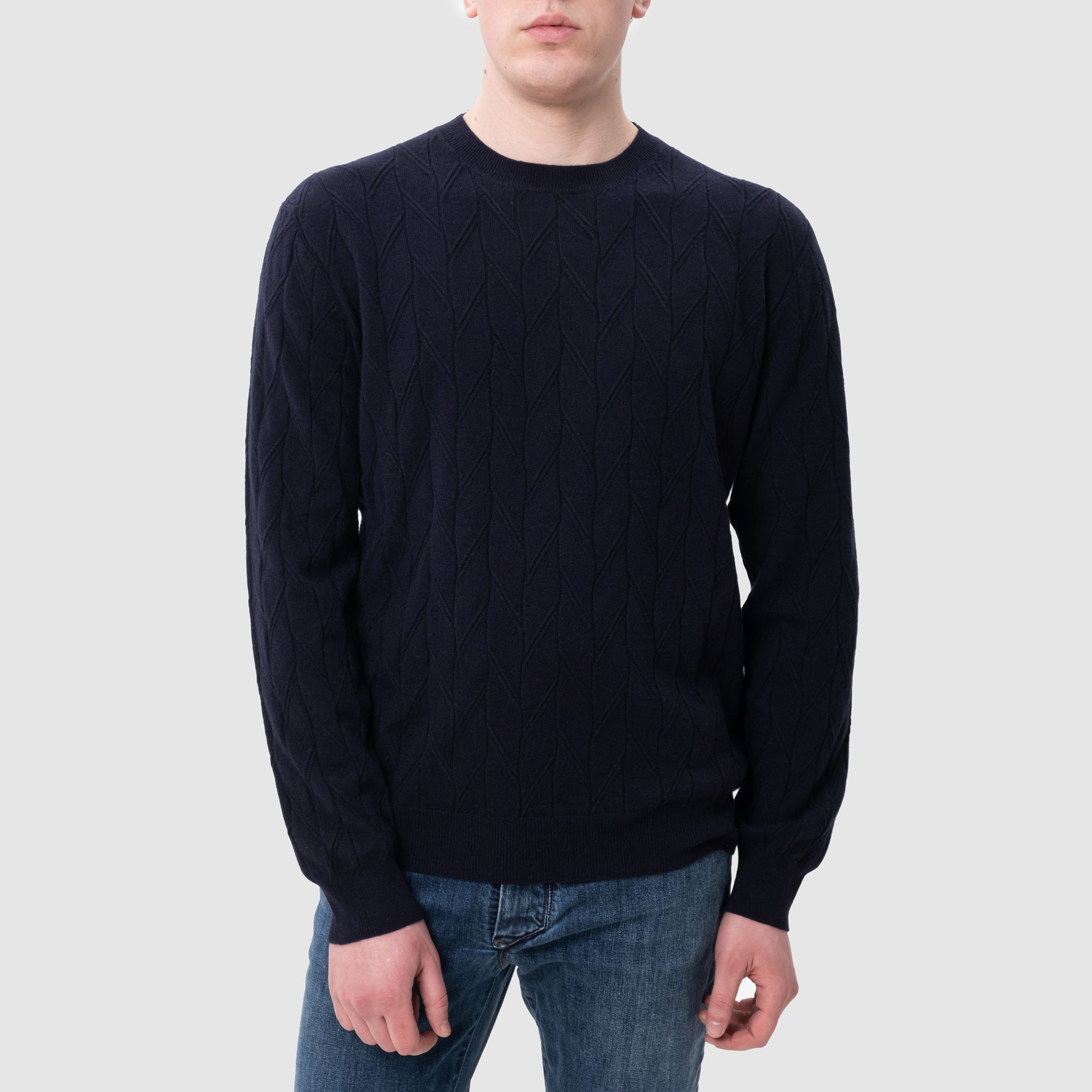 Пуловер Brett Johnson темно-синій