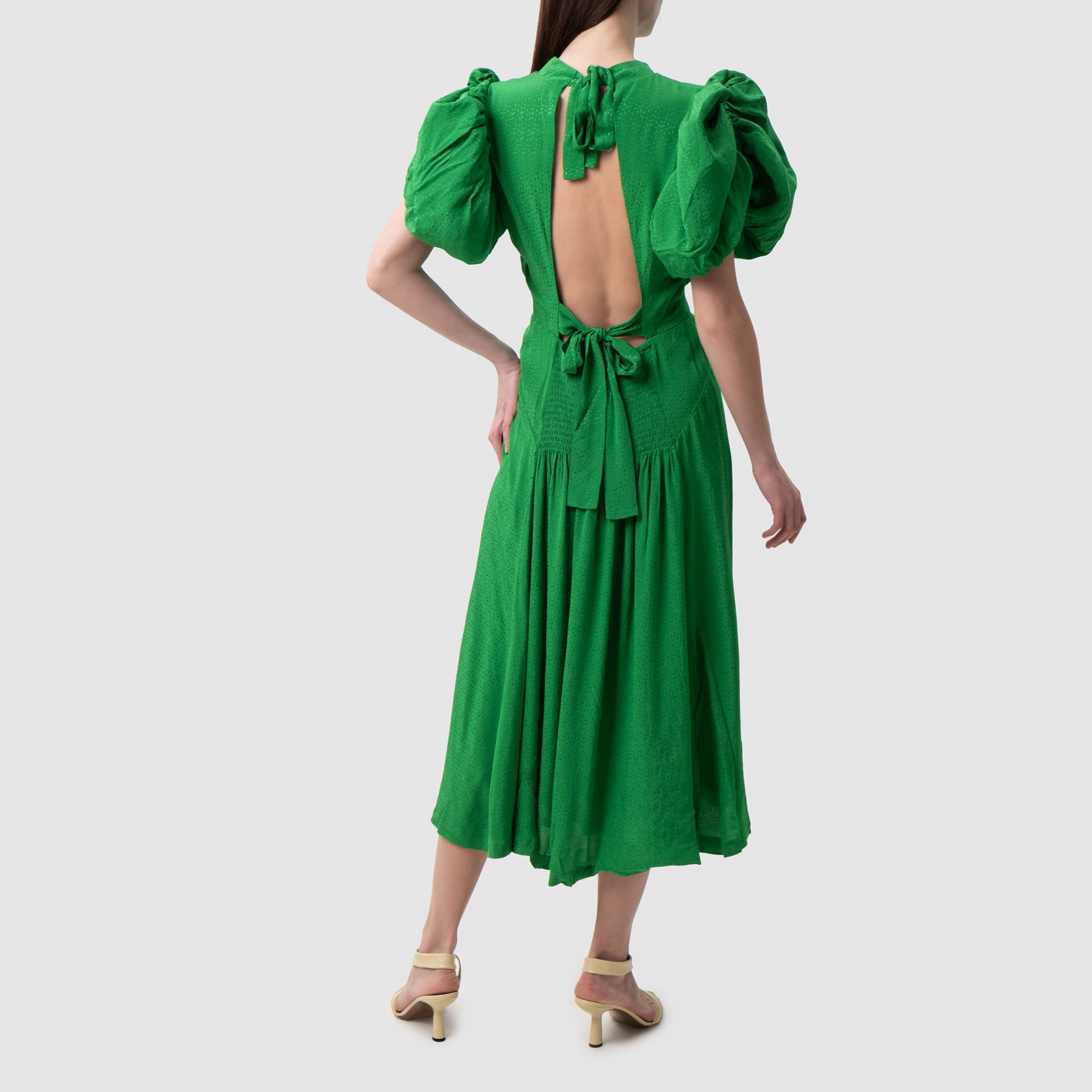 Платье Rotate NOON  зеленое