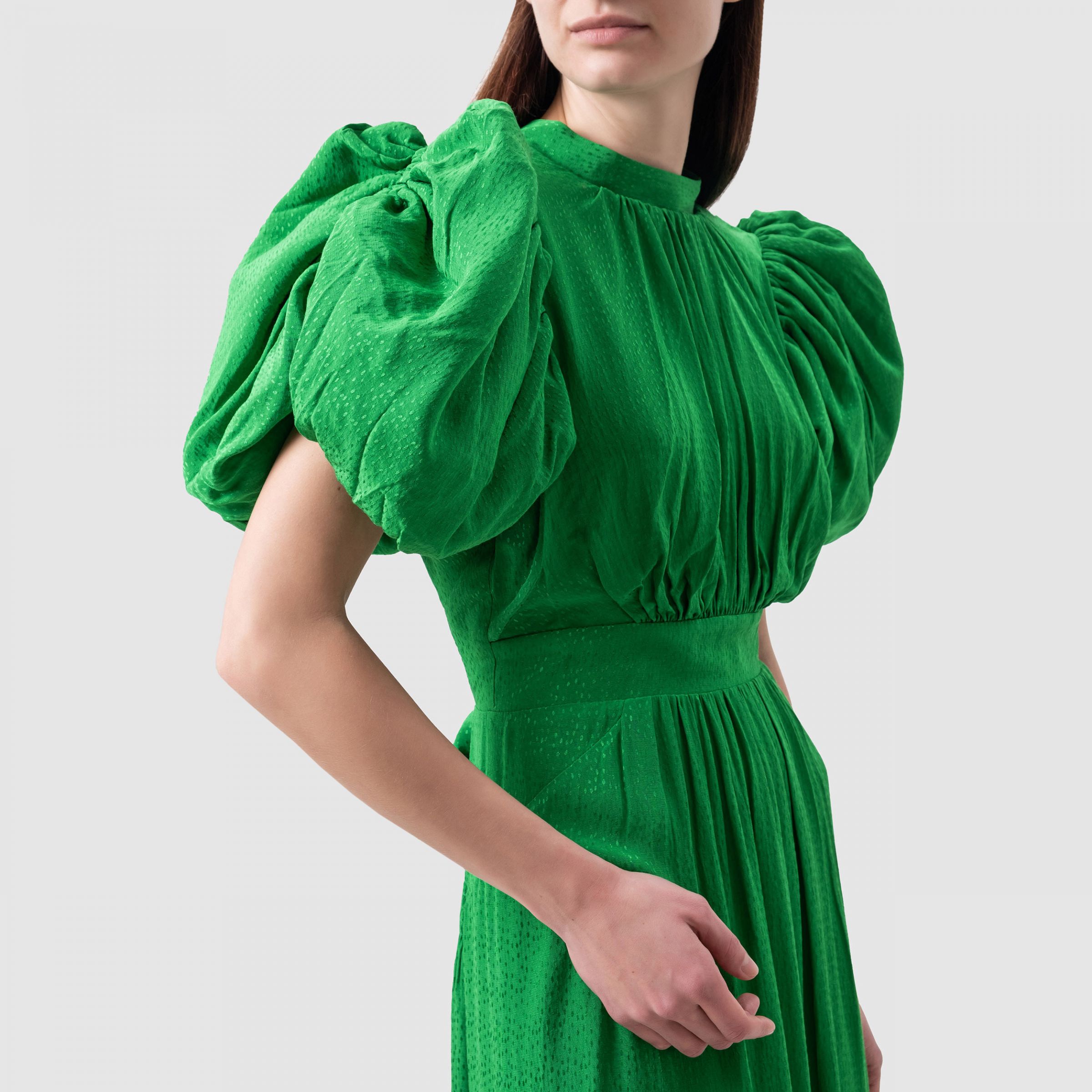 Платье Rotate NOON  зеленое