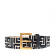 Ремень Balmain черно-бежевый