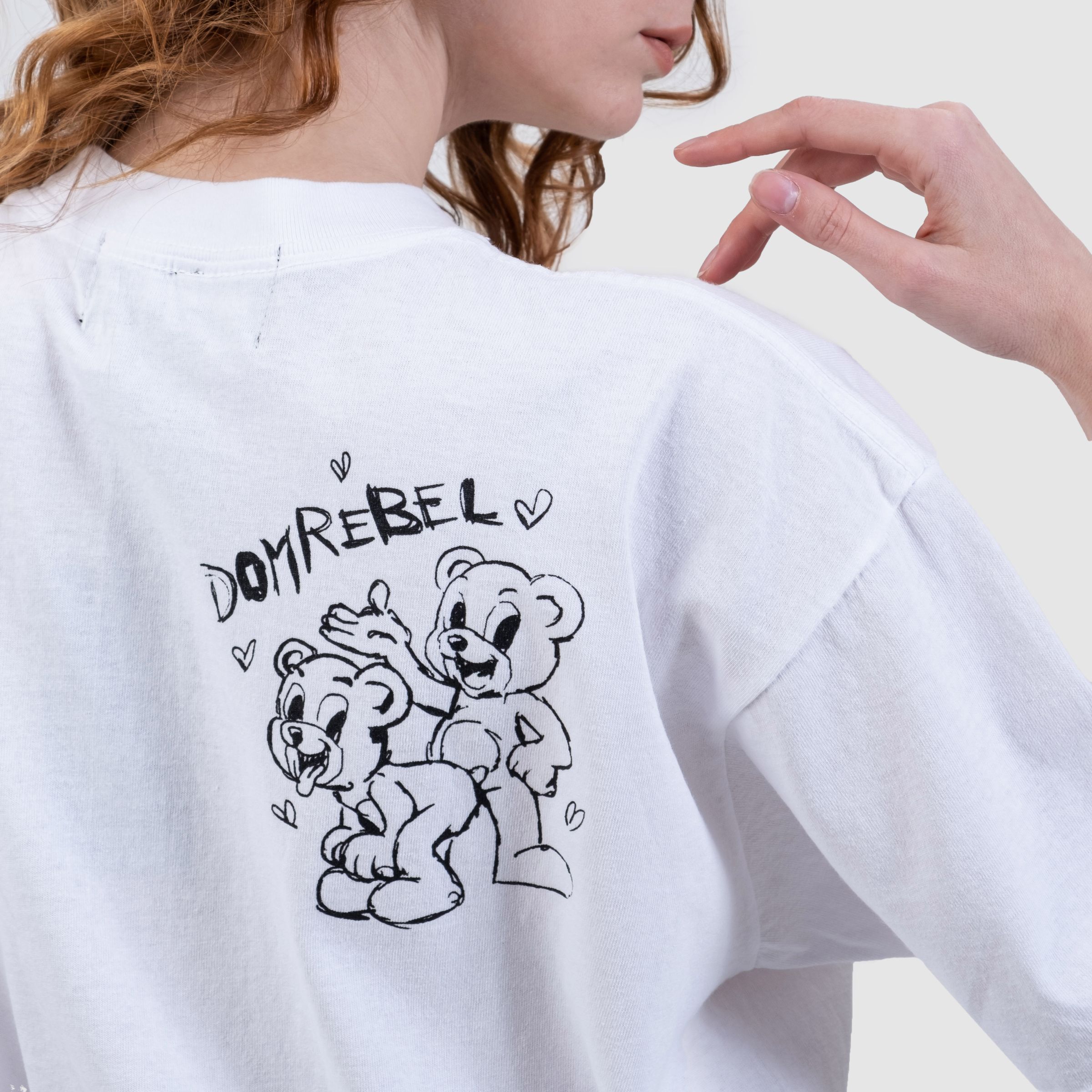 Футболка DOMREBEL Tenderne  белая
