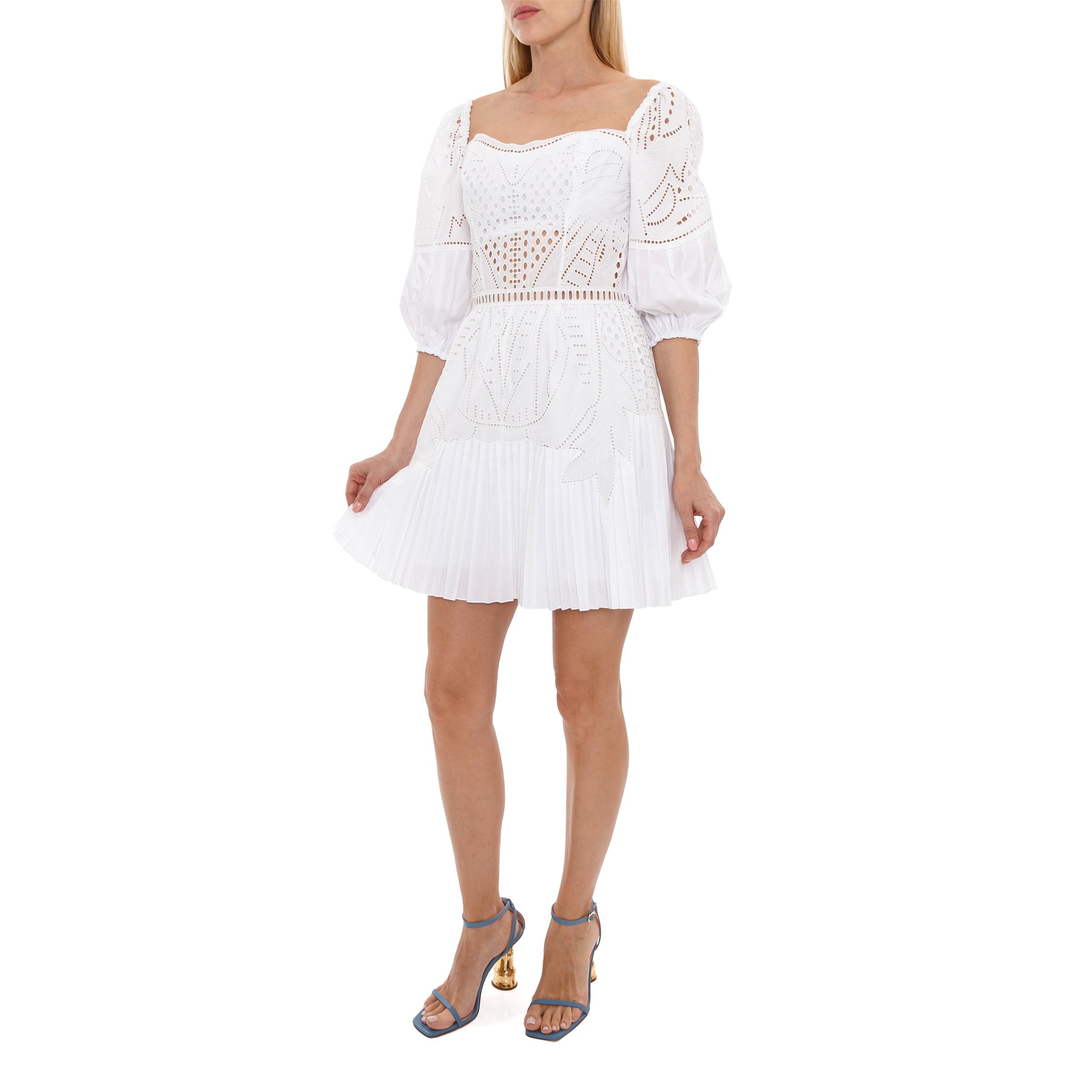 Платье Alberta Ferretti белое