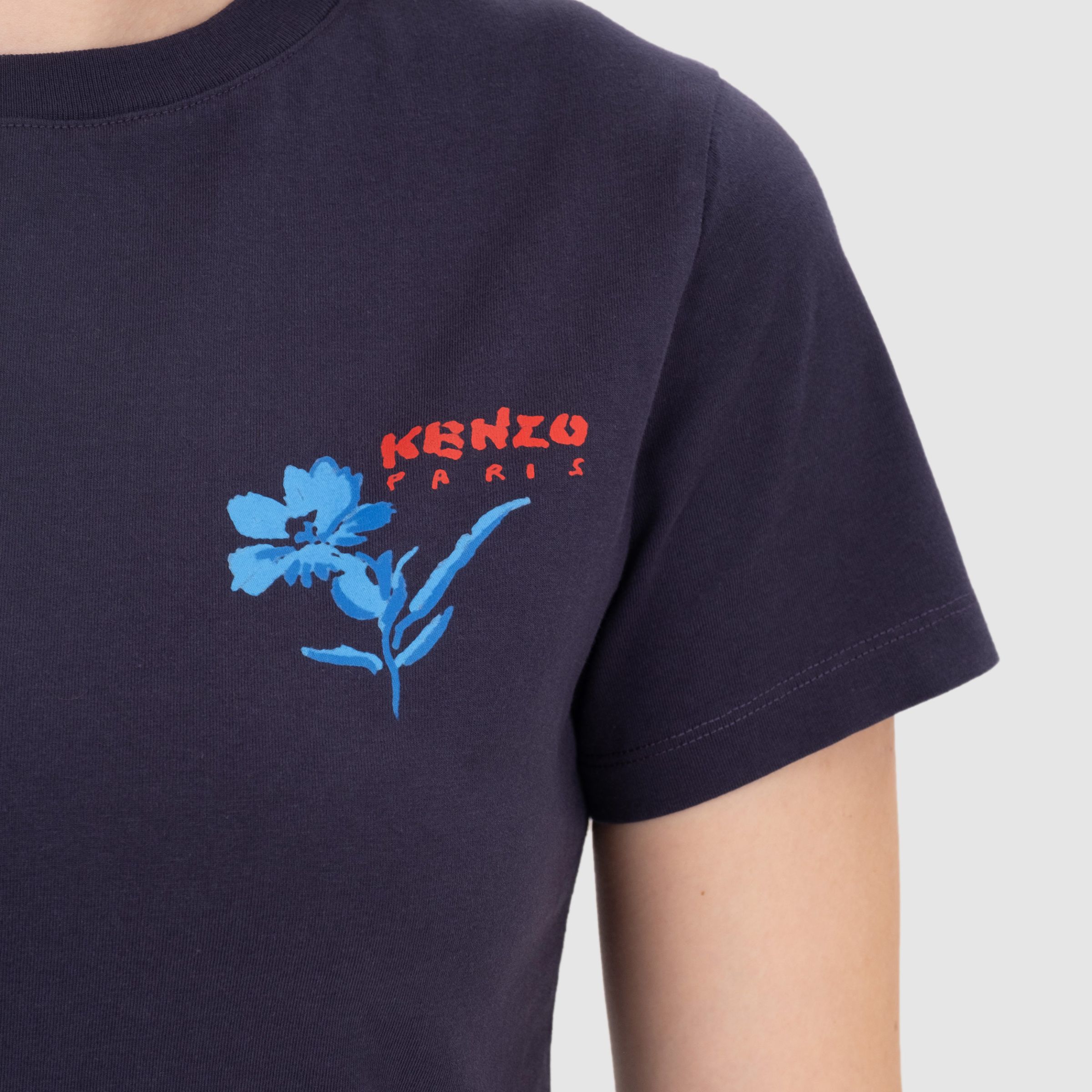 Футболка Kenzo темно-синя