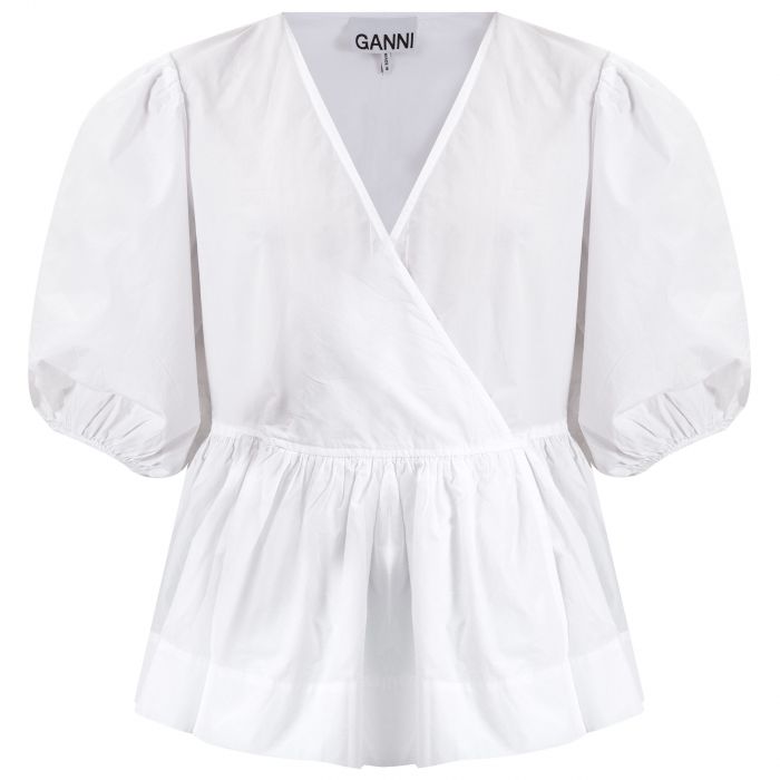 Блуза Ganni біла