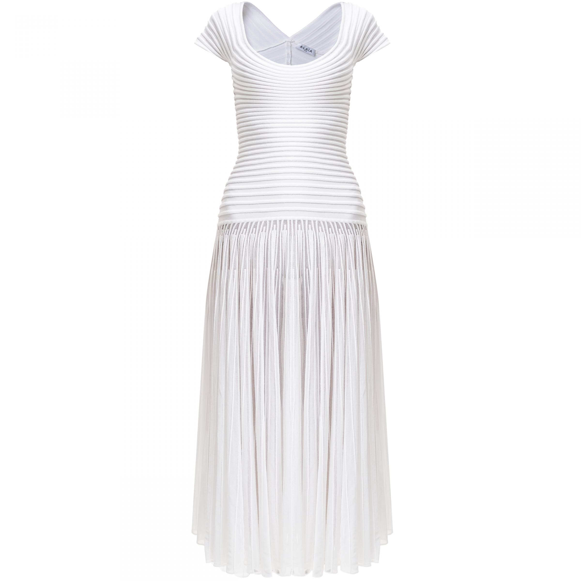 Платье Alaia белое