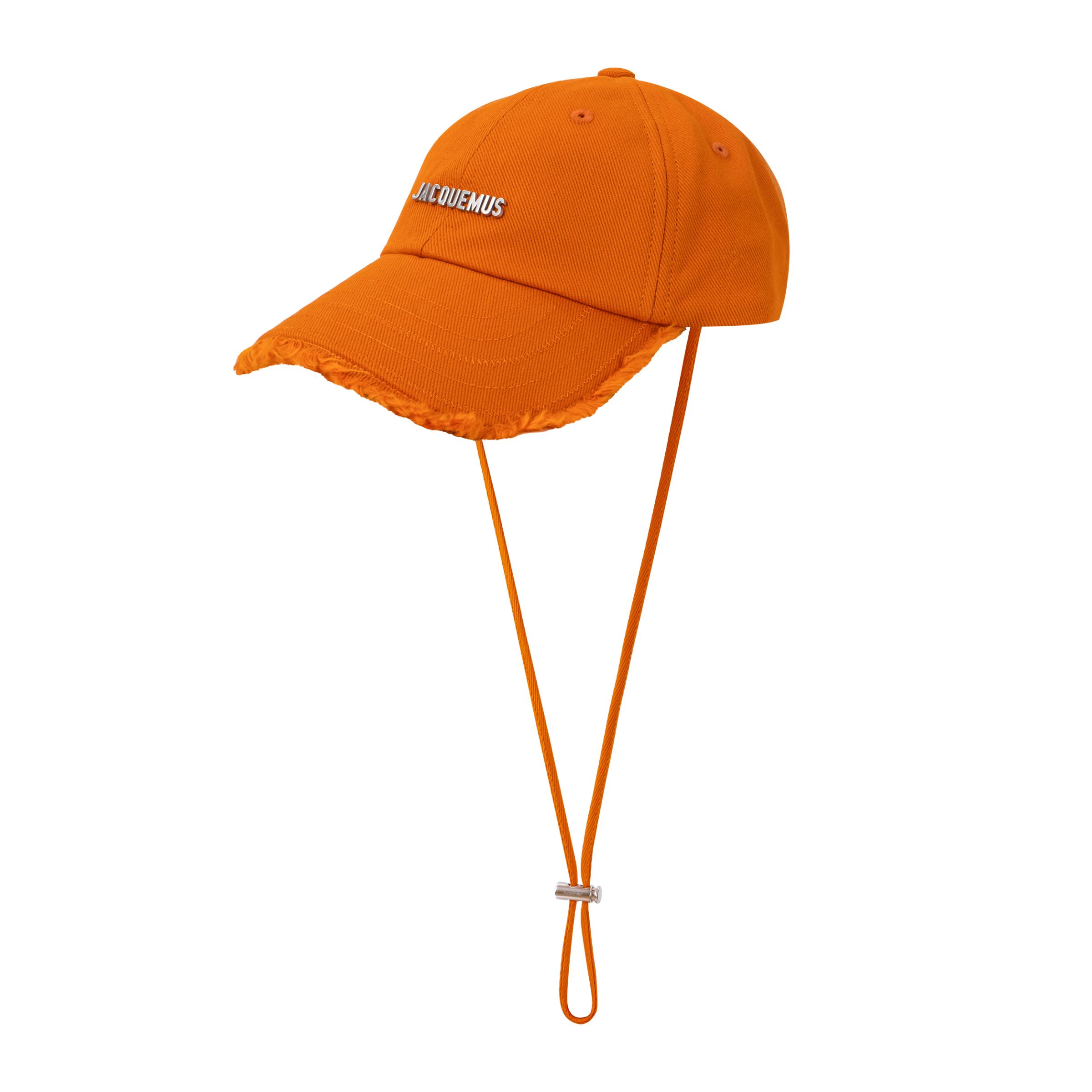 Бейсболка Jacquemus La casquette Artichaut оранжевая