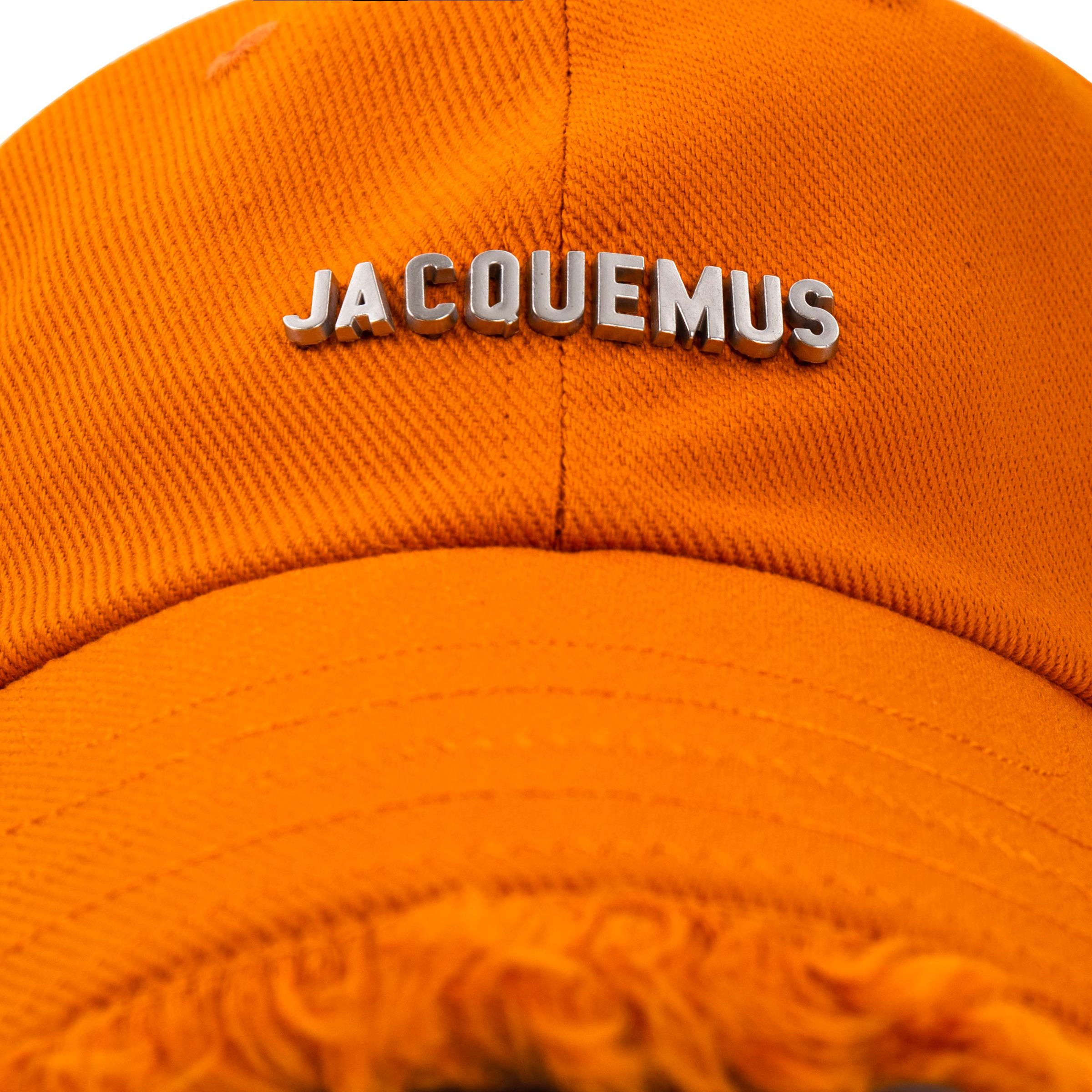 Бейсболка Jacquemus La casquette Artichaut оранжевая