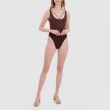 Купальник Jacquemus Signature коричневый