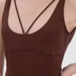 Купальник Jacquemus Signature коричневый