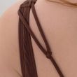 Купальник Jacquemus Signature коричневый