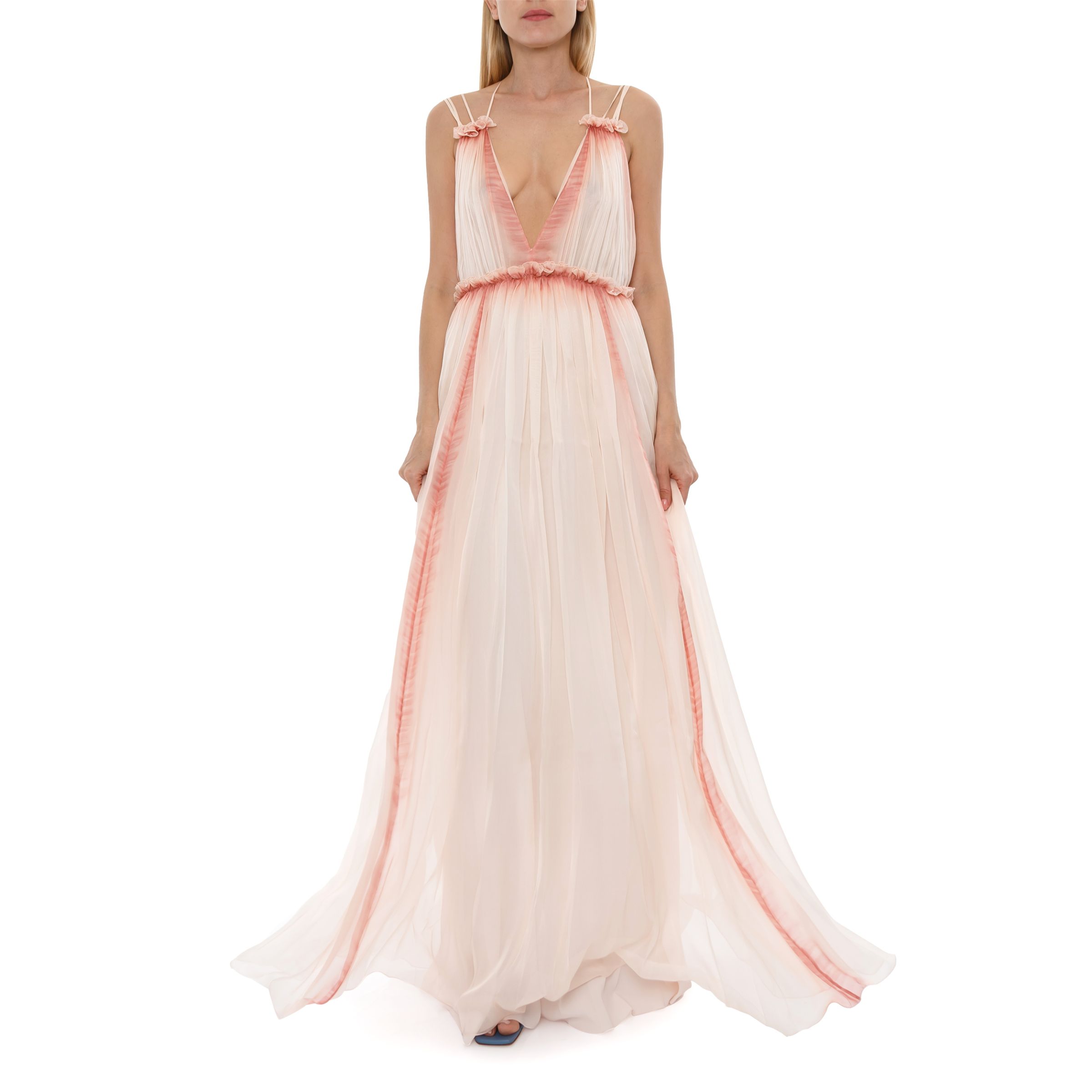 Платье Alberta Ferretti светло-розовое