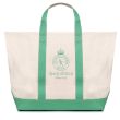Сумка Sporty&Rich Crown Logo XL бежевая
