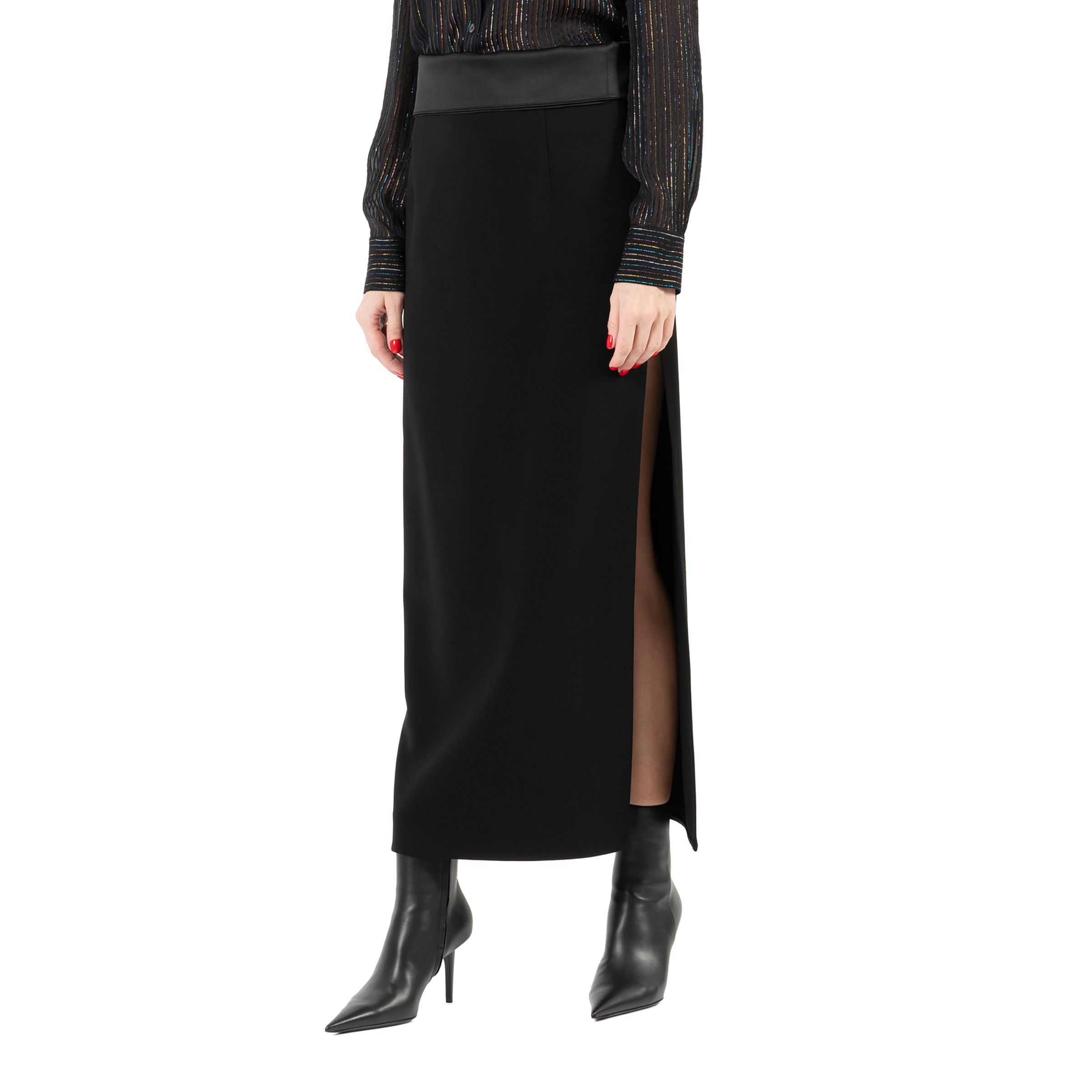 Сорочка з довгими рукавами Magda Butrym чорна