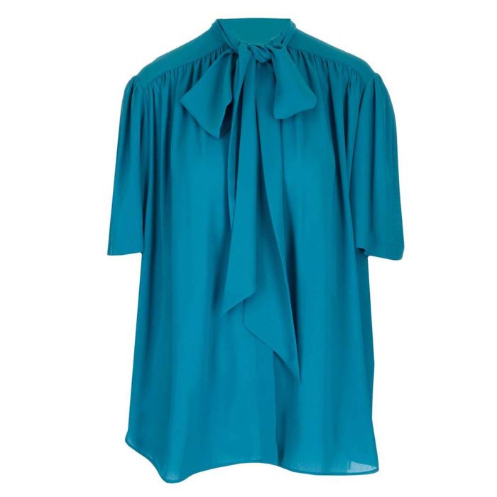 Блуза Balenciaga синяя