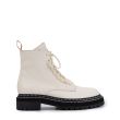 Ботинки Proenza Schouler Lug Sole Combat кремовые