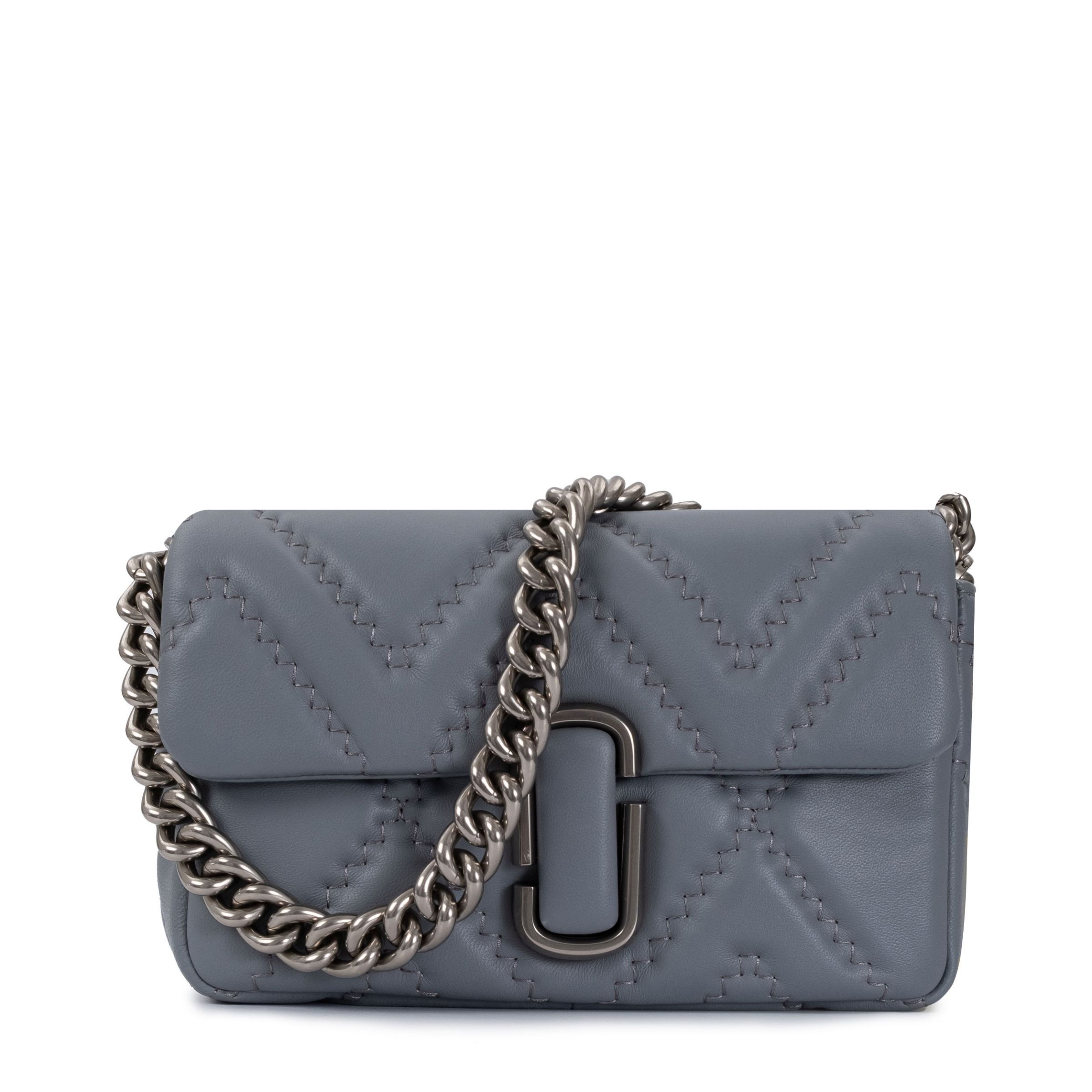 Сумка Marc Jacobs The Quilted J Marc серая