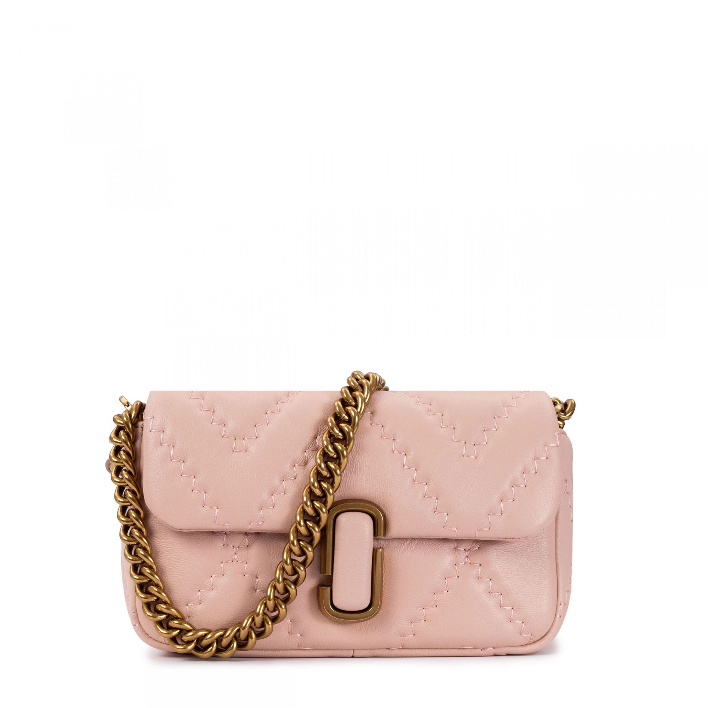 Сумка Marc Jacobs The Quilted J Marc Mini розовая