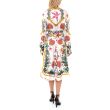Платье Versace разноцветное