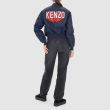 Бомбер Kenzo 3D  темно-синий