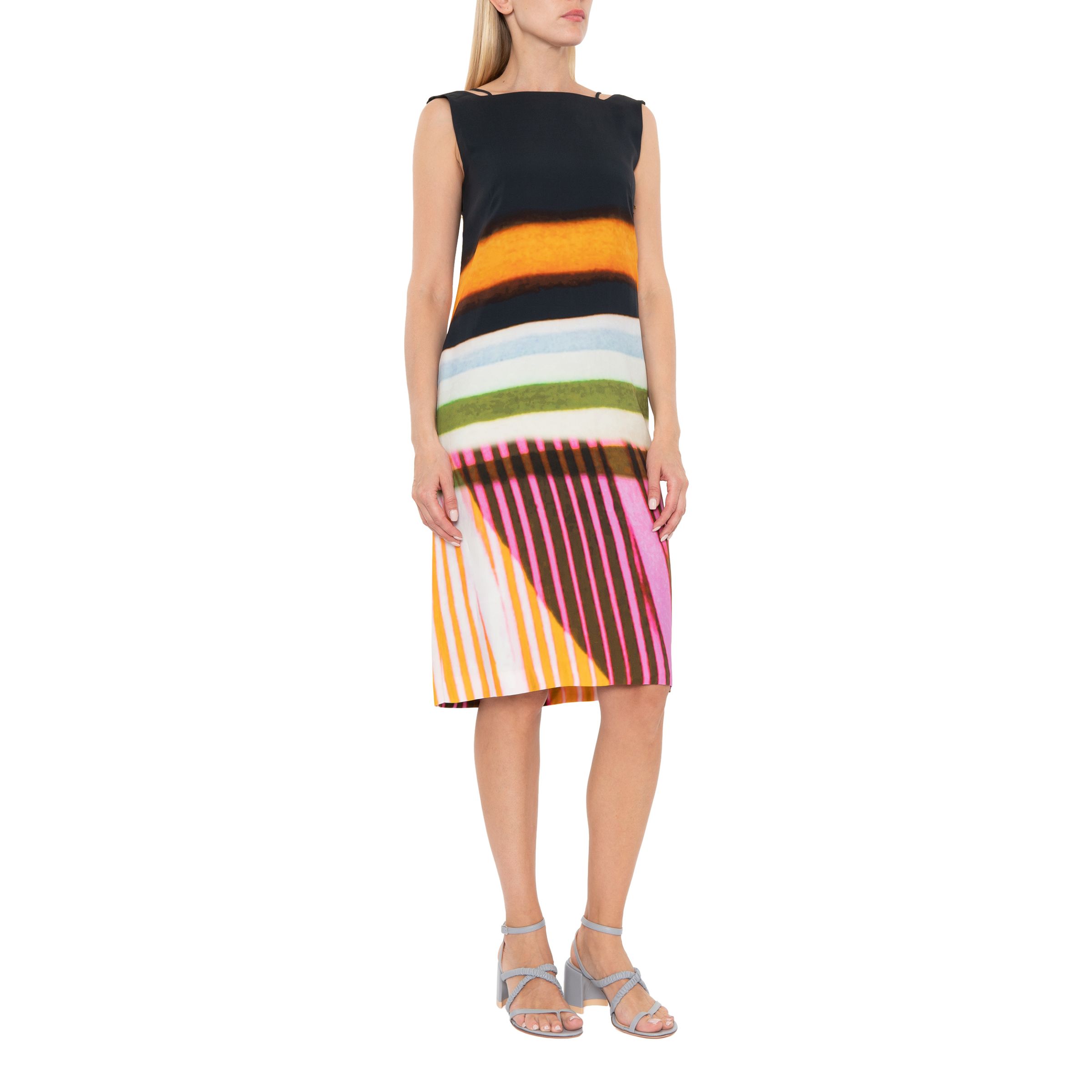 Платье Dries van Noten разноцветное