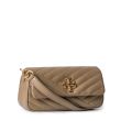 Сумка Tory Burch Kira Flap бежева