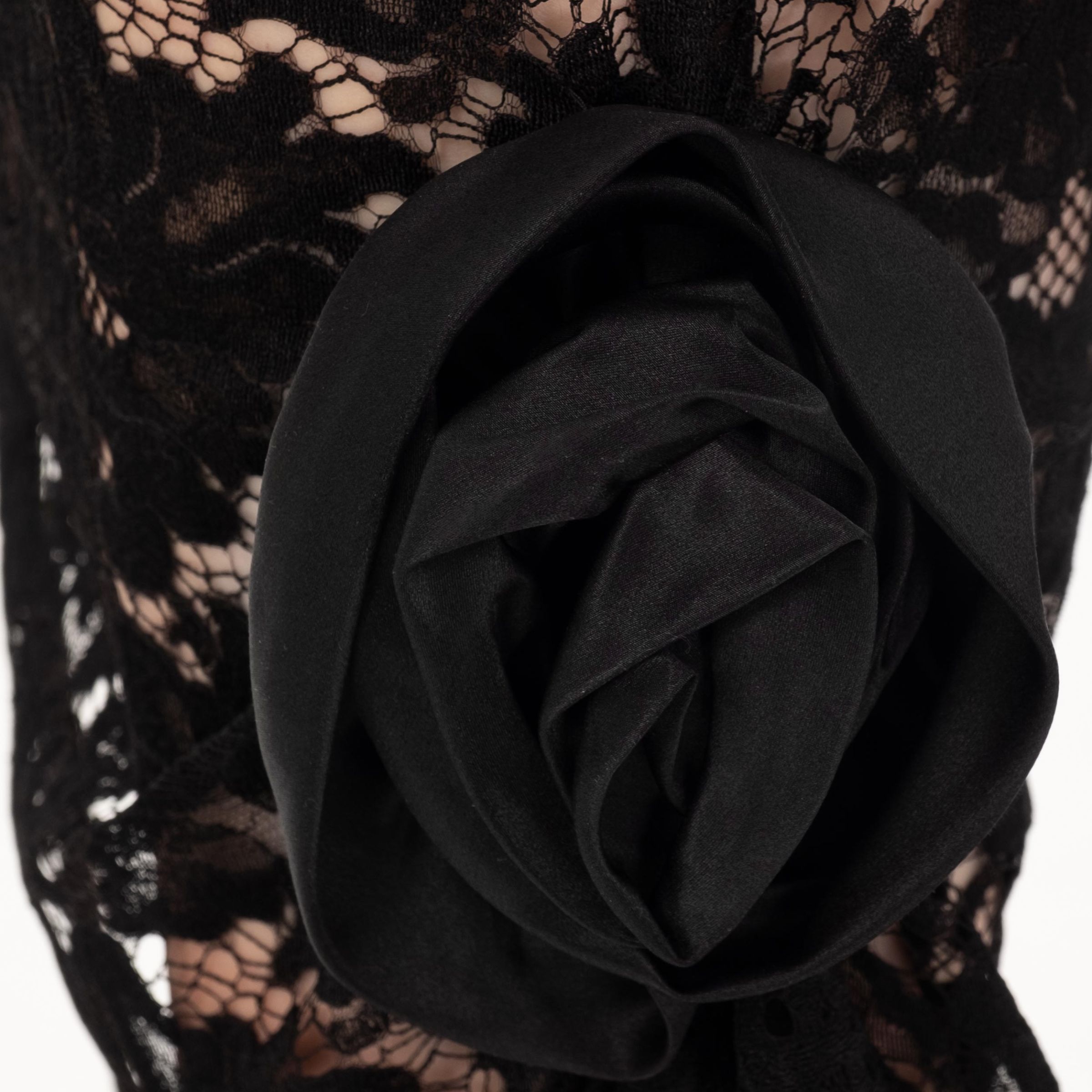 Платье Alessandra Rich черное