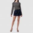Юбка Balmain темно-синяя