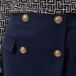 Юбка Balmain темно-синяя