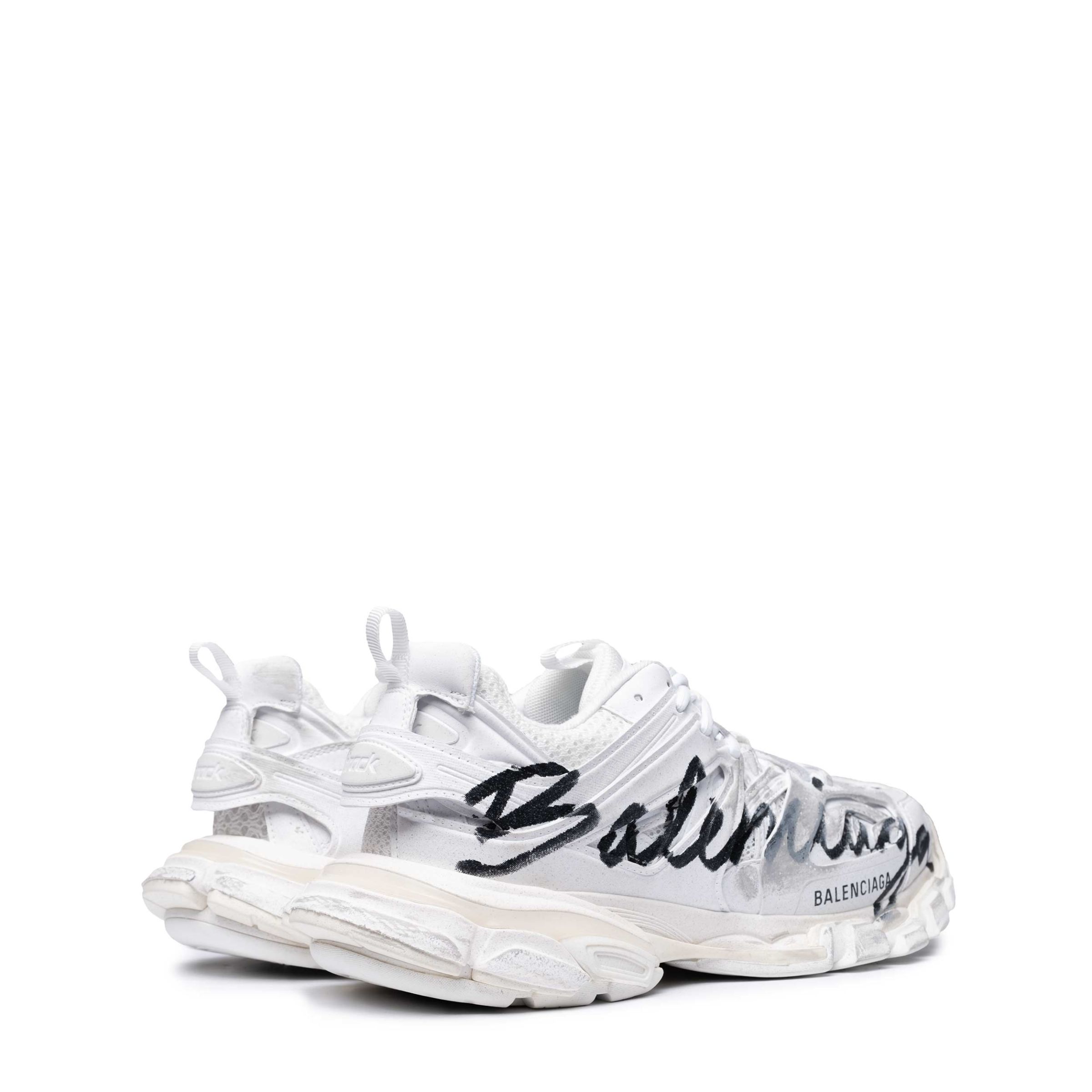 Кросівки Balenciaga Track Signature чорно-білі