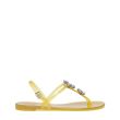 Босоножки Casadei Jelly  желтые