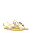 Босоножки Casadei Jelly  желтые