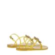 Босоножки Casadei Jelly  желтые