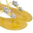 Босоножки Casadei Jelly  желтые