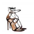 Босоножки Aquazzura GAIA черные