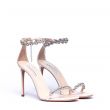 Босоножки Aquazzura Love Link золотые